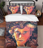 3D Abstract Character Artistic Graffiti Quilt Cover Set Bedding Set Duvet Cover Pillowcases 136- Jess Art Decoration