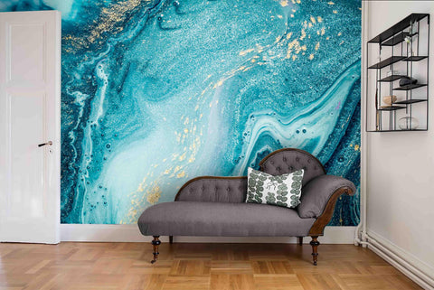 3D Blue Abstract Art Sea Wall Mural Wallpaper   32- Jess Art Decoration