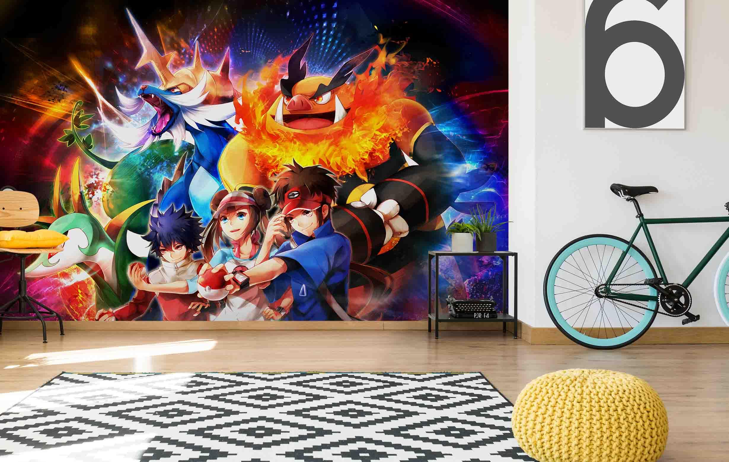 3D Cartoon Dargon Boy Girl Wall Mural Wallpaper WJ 5245- Jess Art Decoration