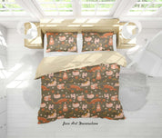 3D Cartoon Animal Cat Pattern Quilt Cover Set Bedding Set Duvet Cover Pillowcases WJ 6065- Jess Art Decoration