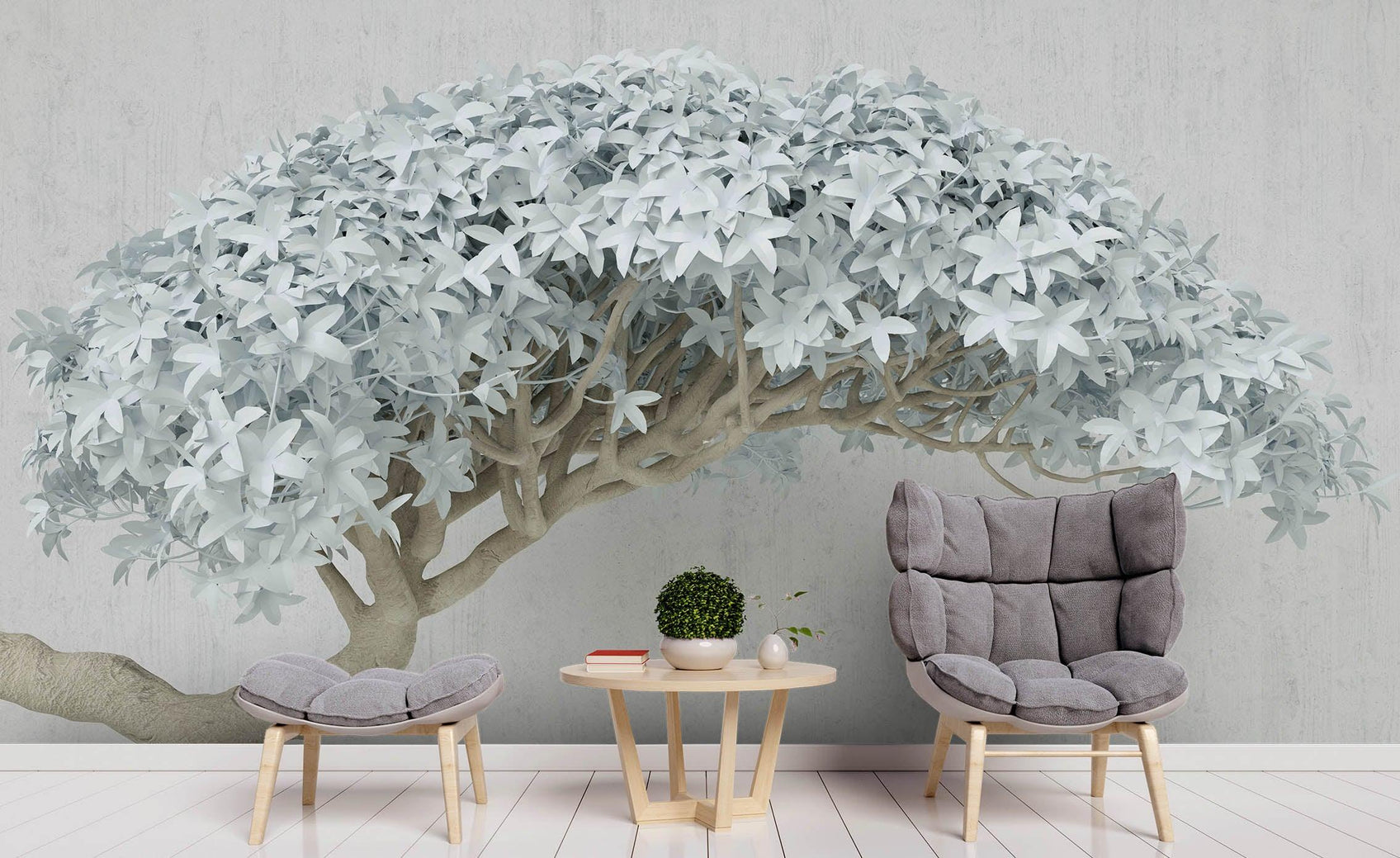 3D Abstract Paper Tree Wall Mural Wallpaper 19 – Jessartdecoration