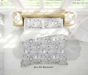 3D Cartoon Animal Pattern Quilt Cover Set Bedding Set Duvet Cover Pillowcases WJ 6075- Jess Art Decoration