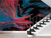3D Abstract Red Blue Marble Texture Wall Mural Wallpaper LQH 1- Jess Art Decoration