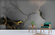 3D Watercolor Grey Marble Wall Mural Wallpaper LQH 7- Jess Art Decoration