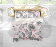 3D Floral Leaves Quilt Cover Set Bedding Set Pillowcases 67- Jess Art Decoration