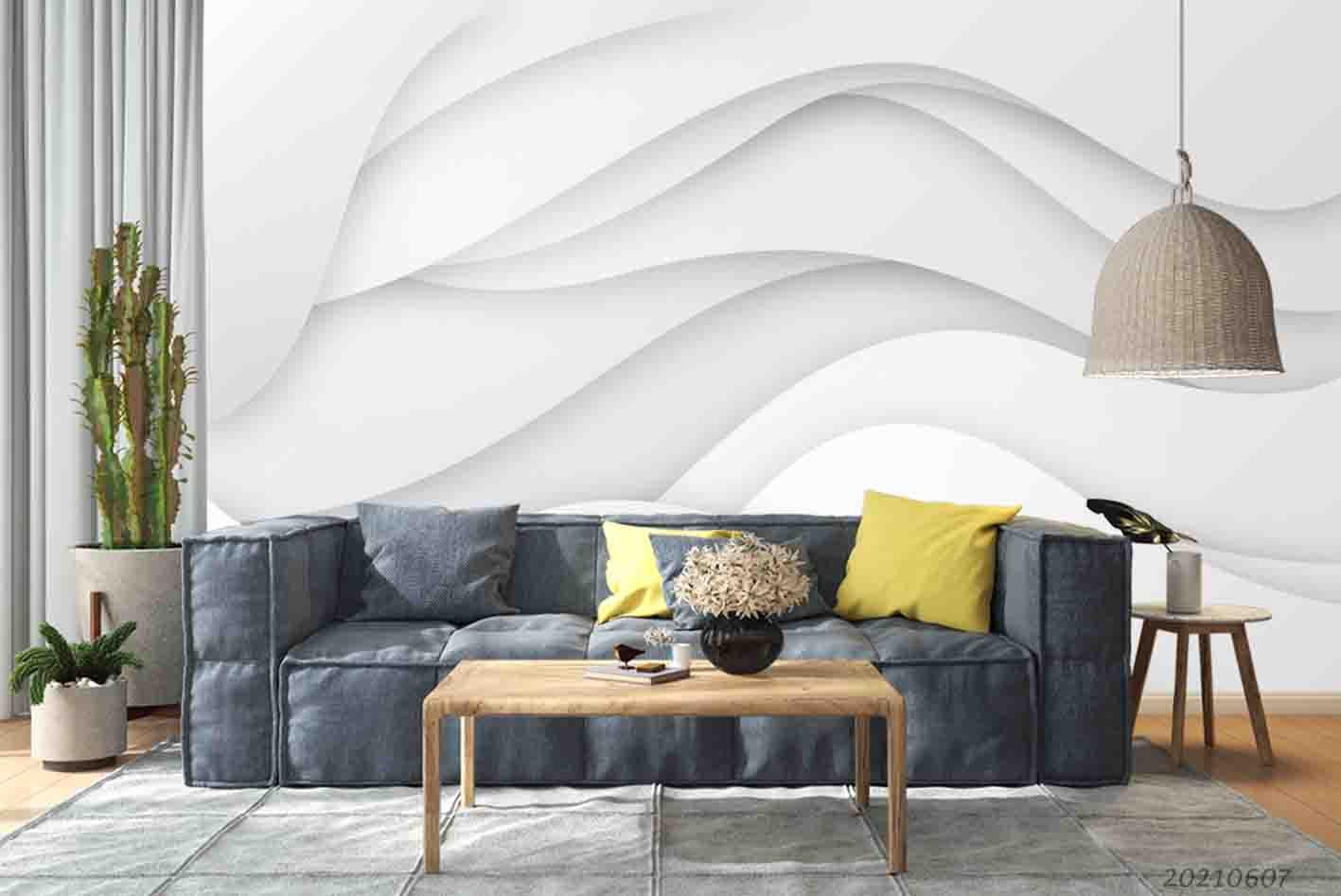 3D  Abstract  Art  Ripple Texture Ethereal Wall Mural Wallpaper SWW1095- Jess Art Decoration