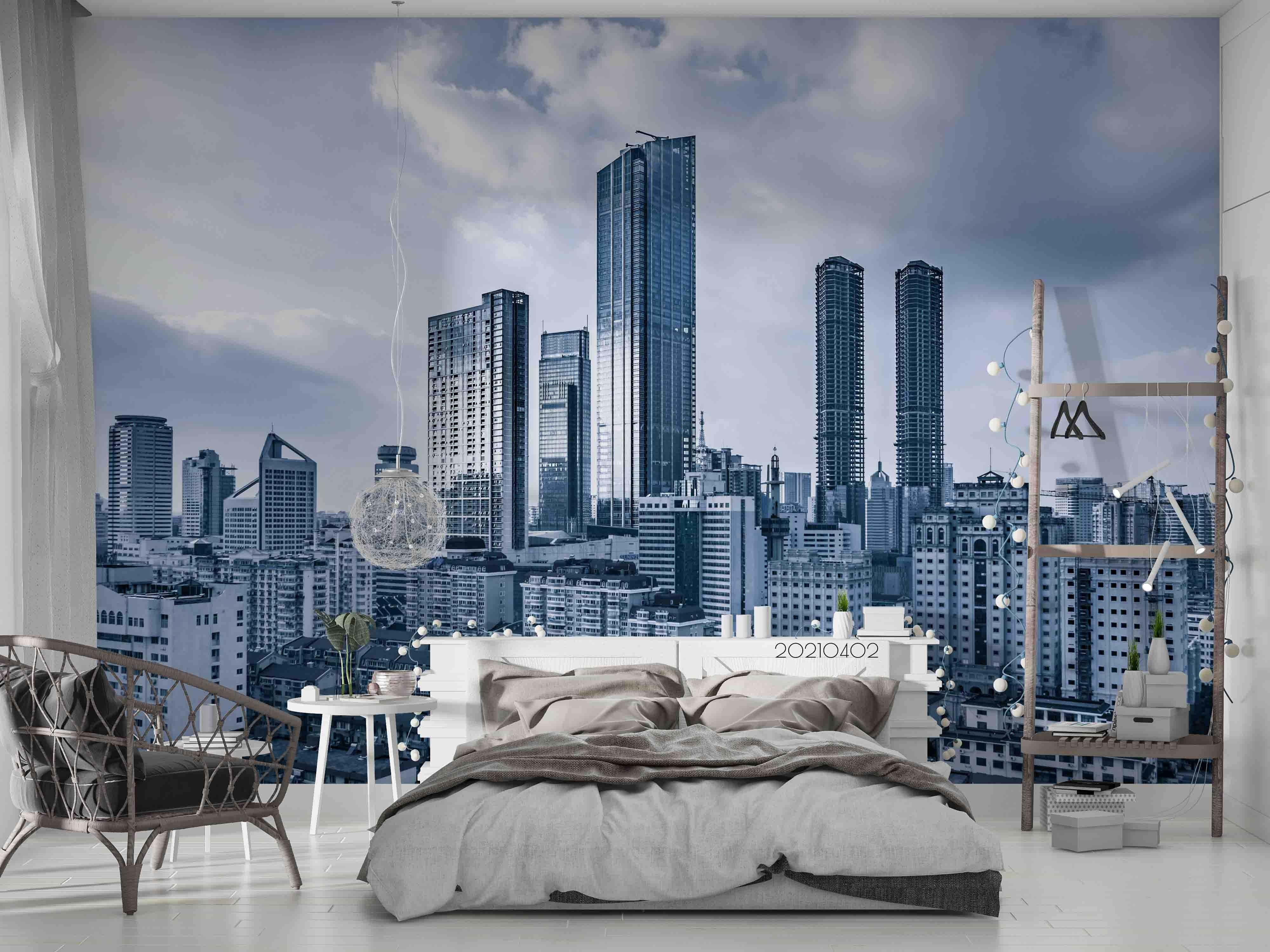 3D Architecture City Landscape Wall Mural Wallpaper LQH 122- Jess Art Decoration