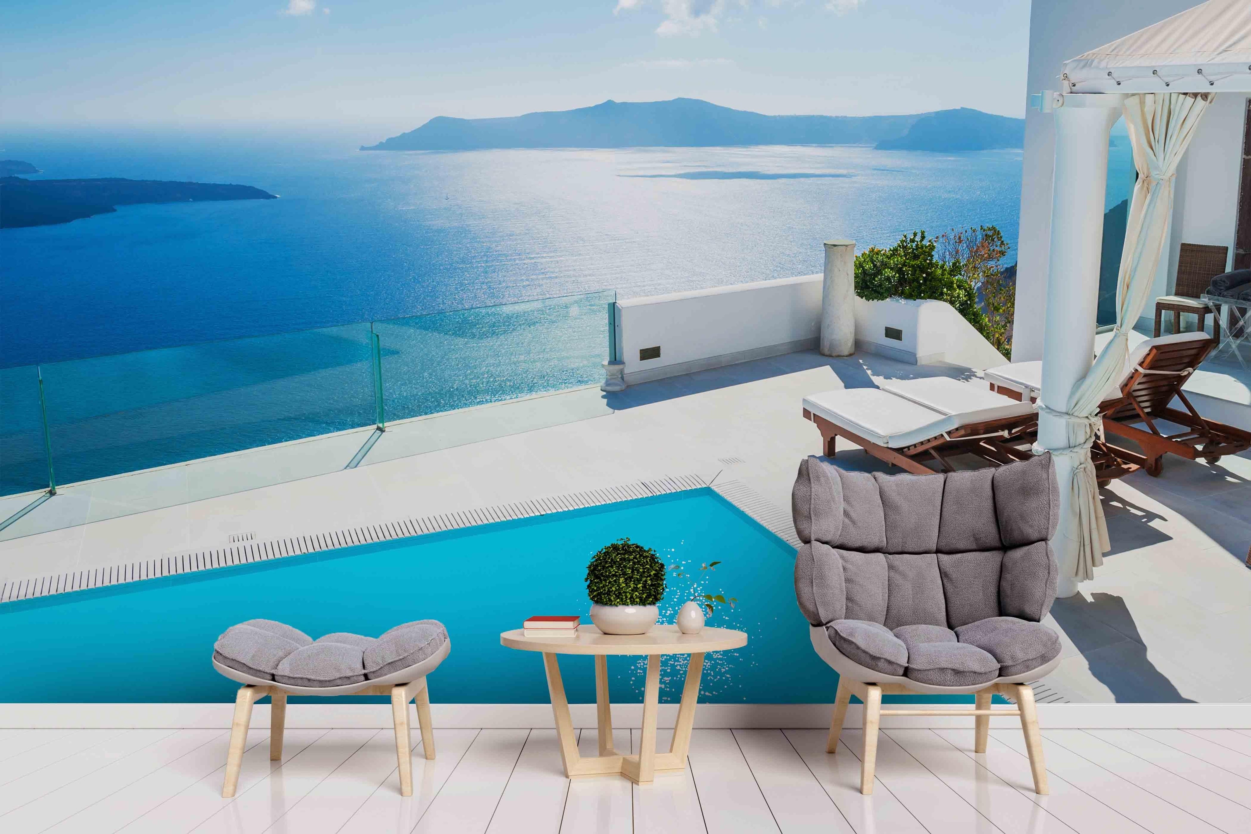 3D Blue Sky Sea Wall Mural Wallpaper 67- Jess Art Decoration