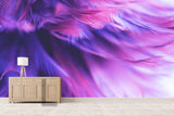 3D pink feathers background wall mural wallpaper 2- Jess Art Decoration