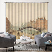 3D Landscape Oil Painting Curtains and Drapes LQH 79- Jess Art Decoration