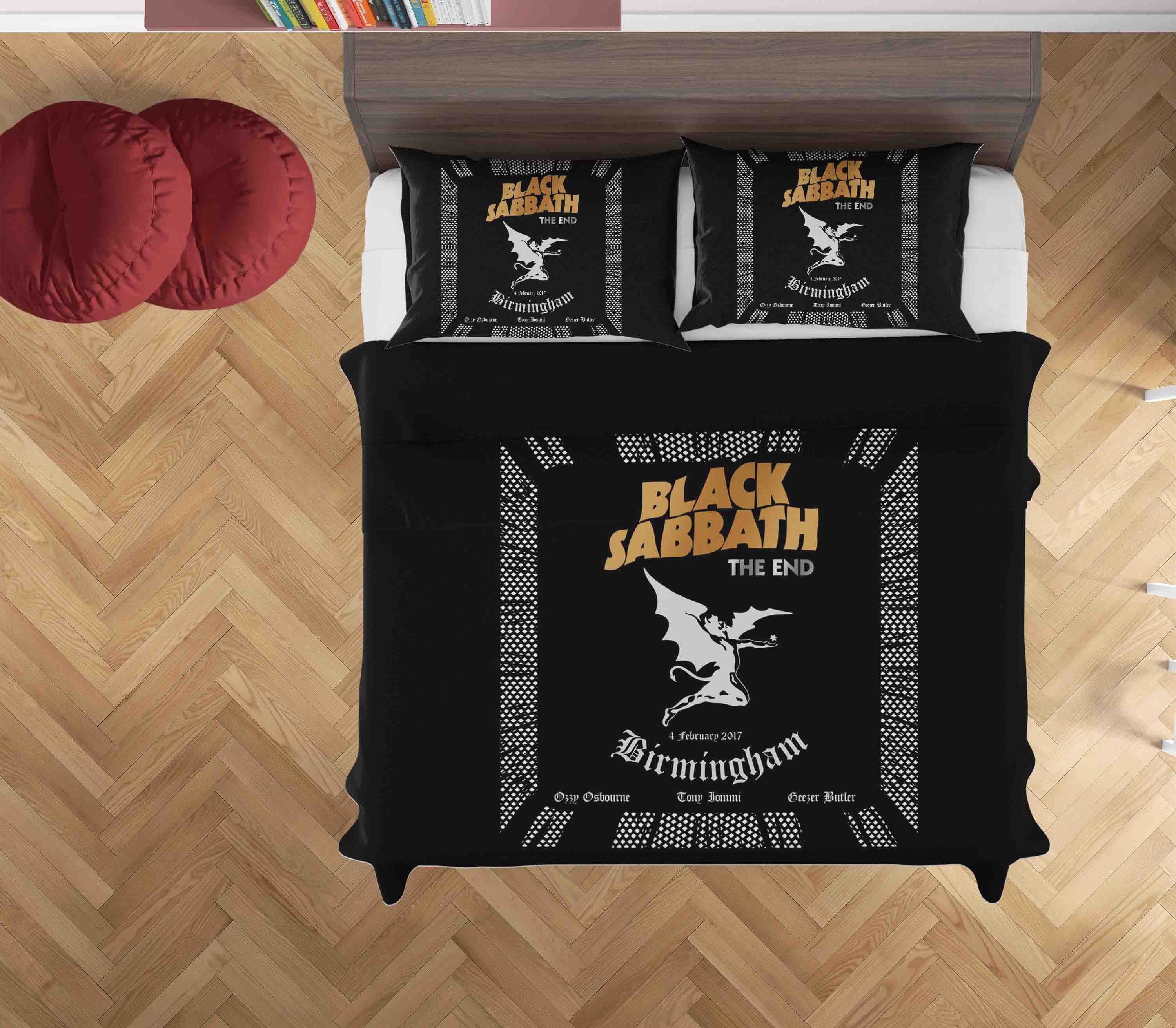 3D Black Sabbath Quilt Cover Set Bedding Set Duvet Cover Pillowcases SF38- Jess Art Decoration