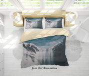 3D Waterfall Scenery Quilt Cover Set Bedding Set Duvet Cover Pillowcases A140 LQH- Jess Art Decoration