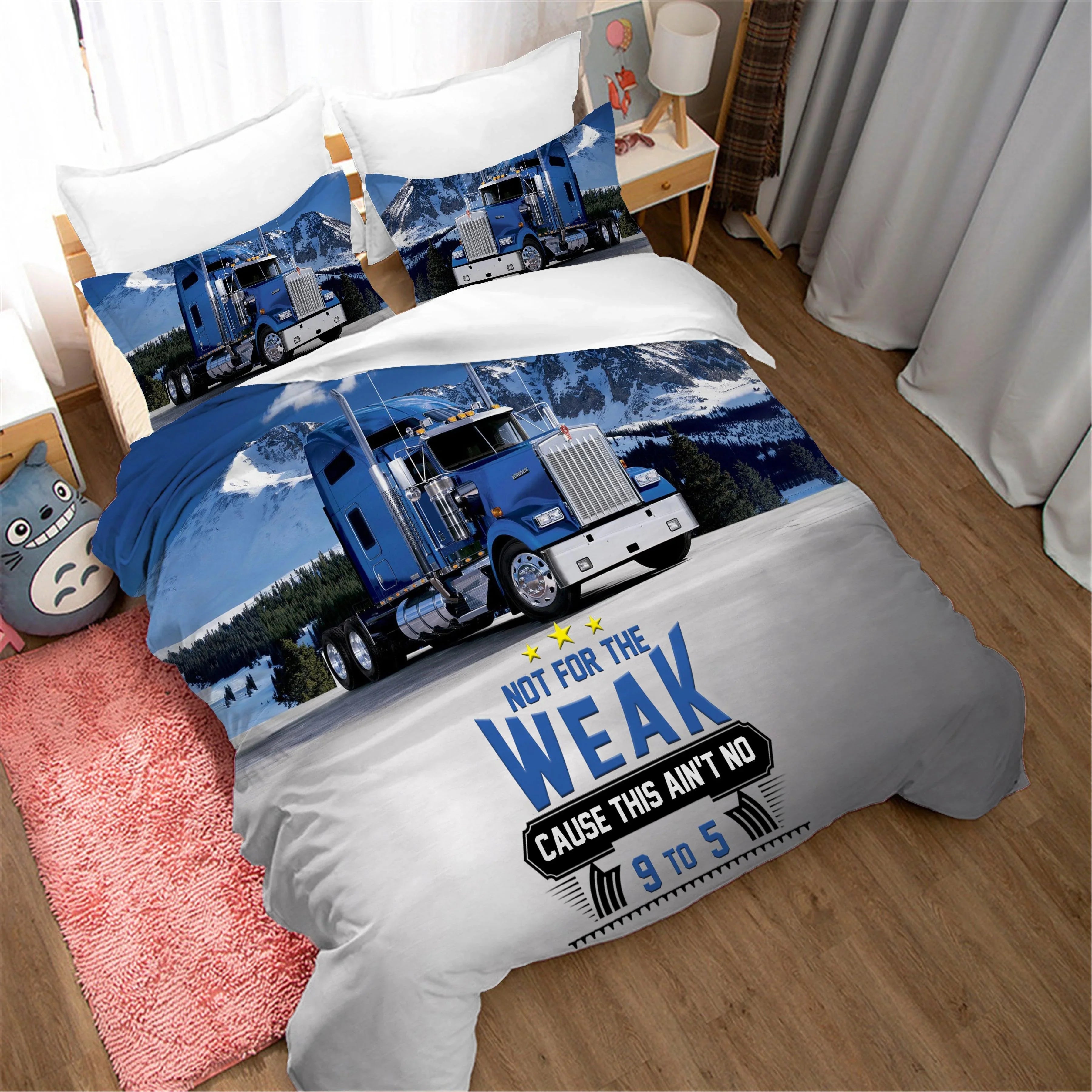 3D Truck Quilt Cover Set Bedding Set Duvet Cover Pillowcases WJ 1661- Jess Art Decoration