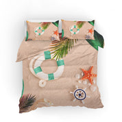 3D Beach Conch Quilt Cover Set Bedding Set Pillowcases 49- Jess Art Decoration