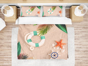 3D Beach Conch Quilt Cover Set Bedding Set Pillowcases 49- Jess Art Decoration