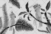 3D Hand Painting Parrot Leaves Wall Mural Wallpaper 94- Jess Art Decoration