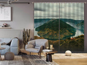 3D Mountain Forest Fog Curtains and Drapes LQH A744- Jess Art Decoration