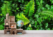 3D Tropical Plant Green Leaf Wall Mural Wallpaper GD 1807- Jess Art Decoration