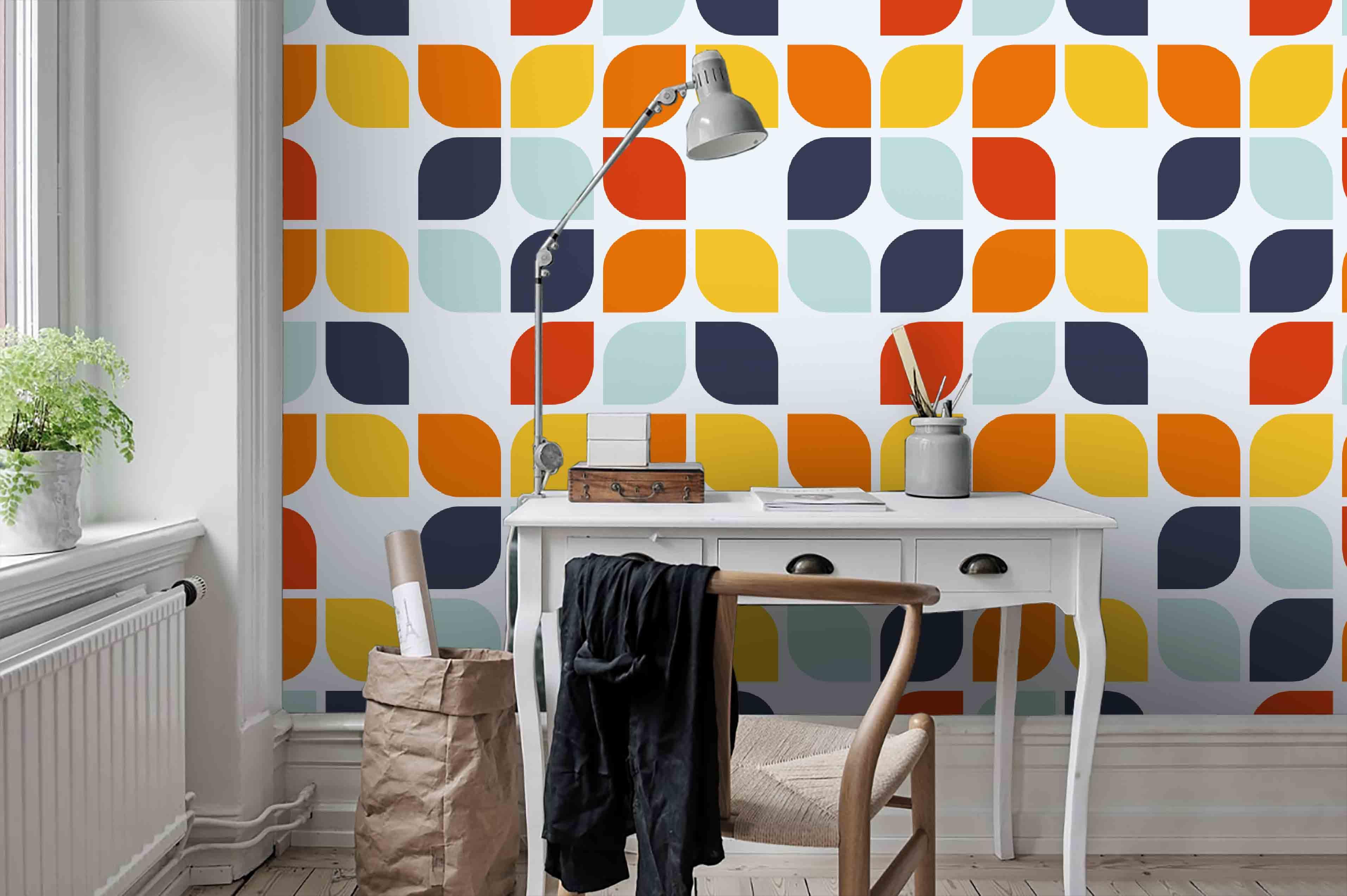 3D Color Geometric Block Wall Mural Wallpaper 56- Jess Art Decoration