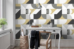 3D Color Reduced Geometry Wall Mural Wallpaper 108- Jess Art Decoration