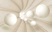 3D White Geometry Wall Mural Wallpaper LQH 73- Jess Art Decoration