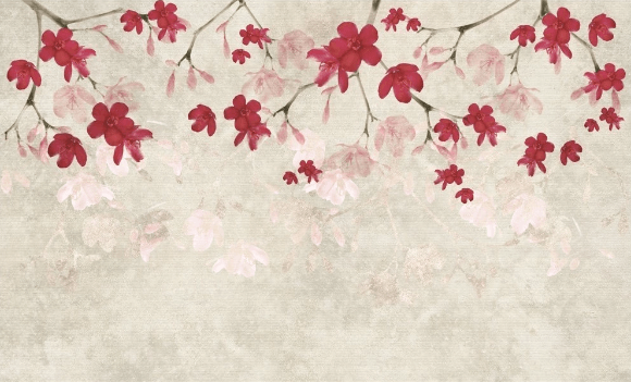 3D Red Blossom Floral Wall Mural Wallpaper 272- Jess Art Decoration