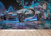 3D Street Graffiti Car Wall Mural WallpaperSWW5127- Jess Art Decoration