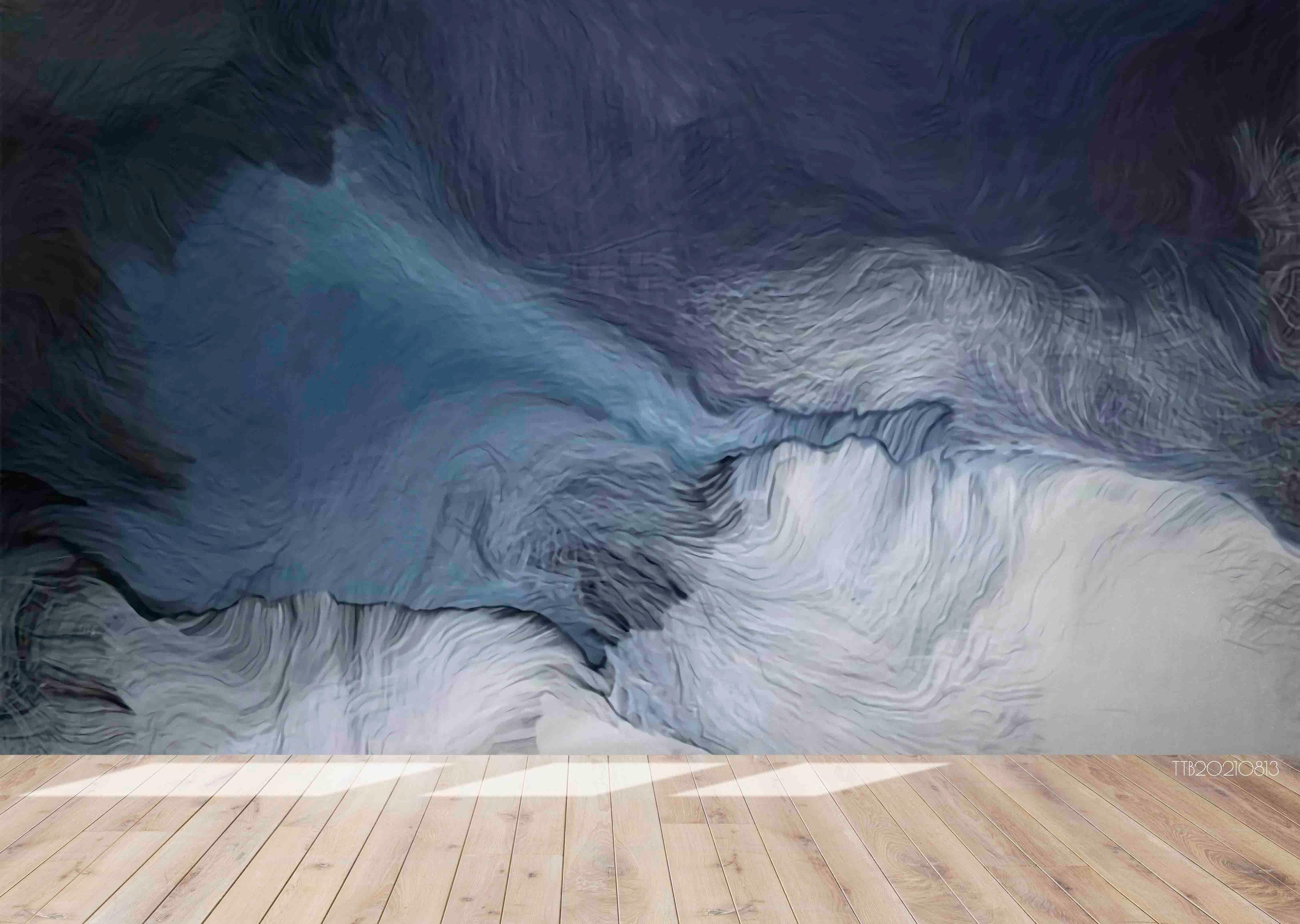 3D Hand-painted  Abstract  Dark Clouds Wall Mural Wallpaper 5143- Jess Art Decoration