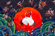 3D Chinese Style Crane Wall Mural Wallpaper WJ 3362- Jess Art Decoration