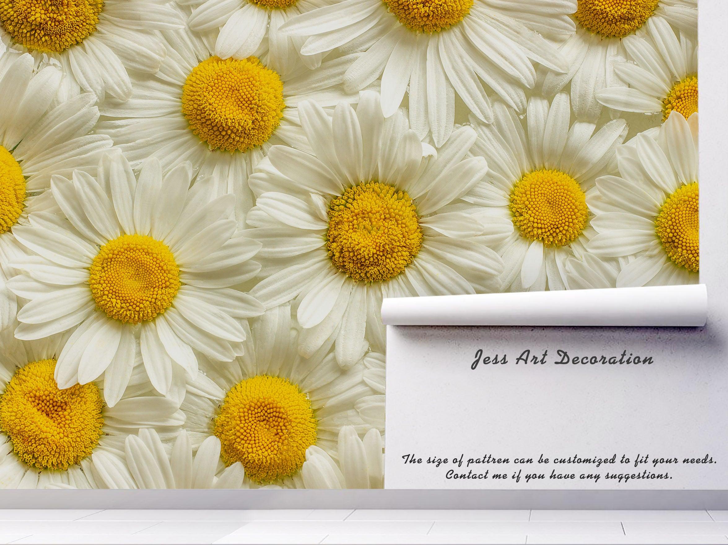 3D Daisy Flower Wall Mural Wallpaper 24- Jess Art Decoration