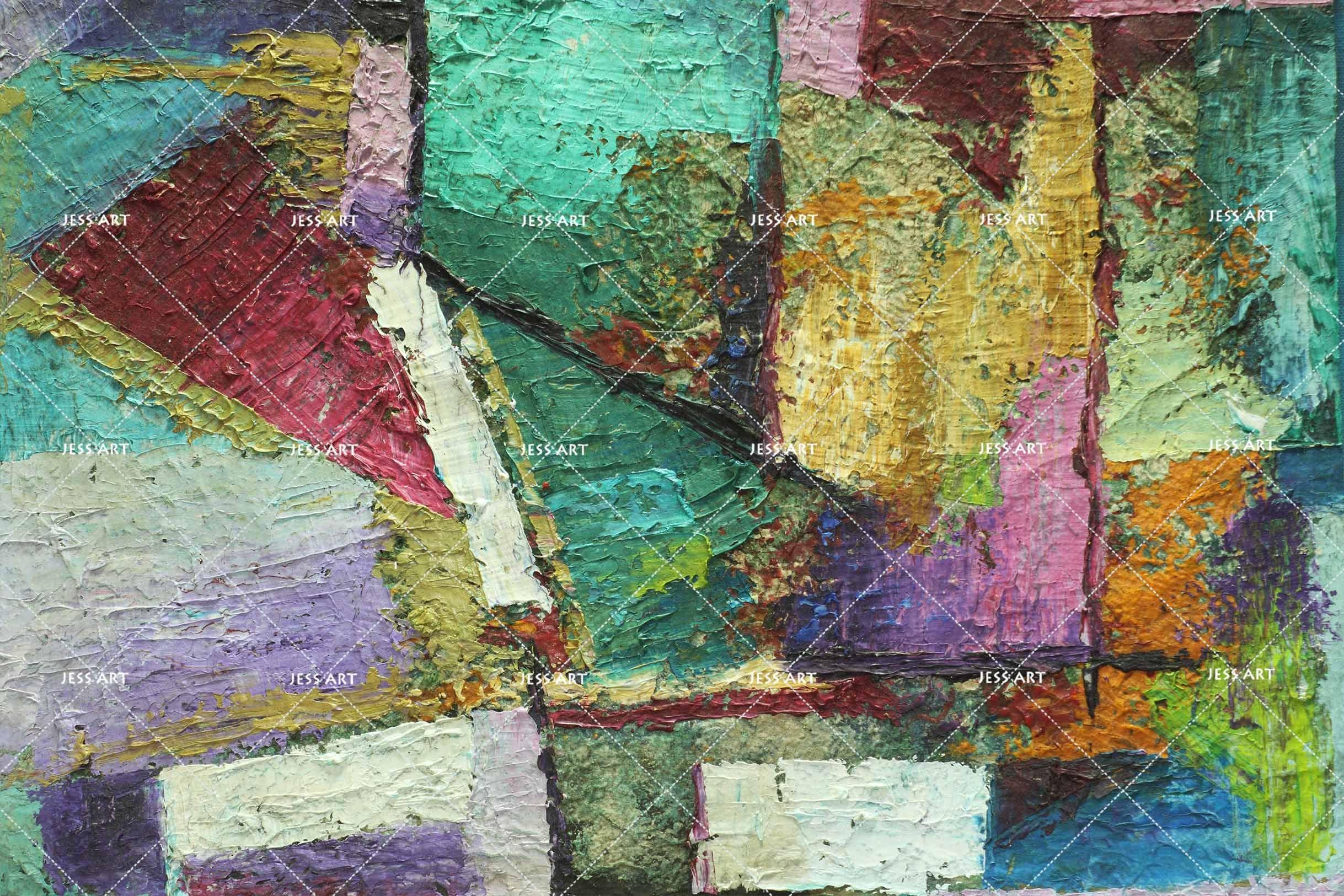 3D Abstract Oil Painting Wall Mural Wallpa 30- Jess Art Decoration