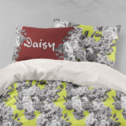 3D Rose Yellow Quilt Cover Set Bedding Set Pillowcases 52- Jess Art Decoration