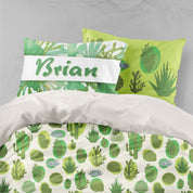3D Cactus Green Quilt Cover Set Bedding Set Pillowcases 35- Jess Art Decoration