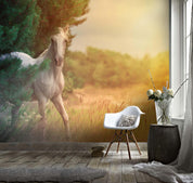 3D White Horse Galloping Wall Mural Wallpaper 79- Jess Art Decoration