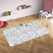 3D Kids Funny Illustration Doodle Non-Slip Rug Mat 69- Jess Art Decoration