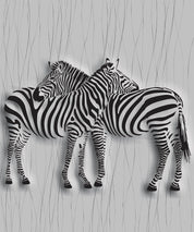 3D Zebra Curtains and Drapes 30- Jess Art Decoration