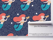 3D Mermaid Conch Shell Wall Mural Wallpaper 84- Jess Art Decoration
