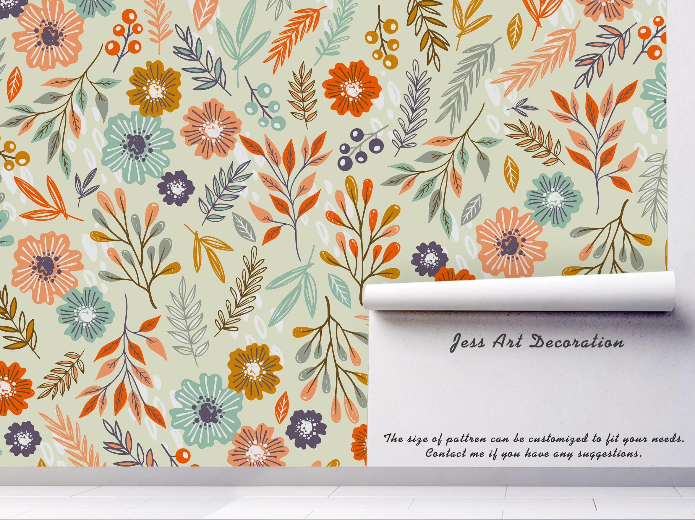 3D Floral Branch Wall Mural Wallpaper 86- Jess Art Decoration