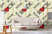 3D Vintage Letter Pattern Wall Mural Wallpaper LXL 1137- Jess Art Decoration