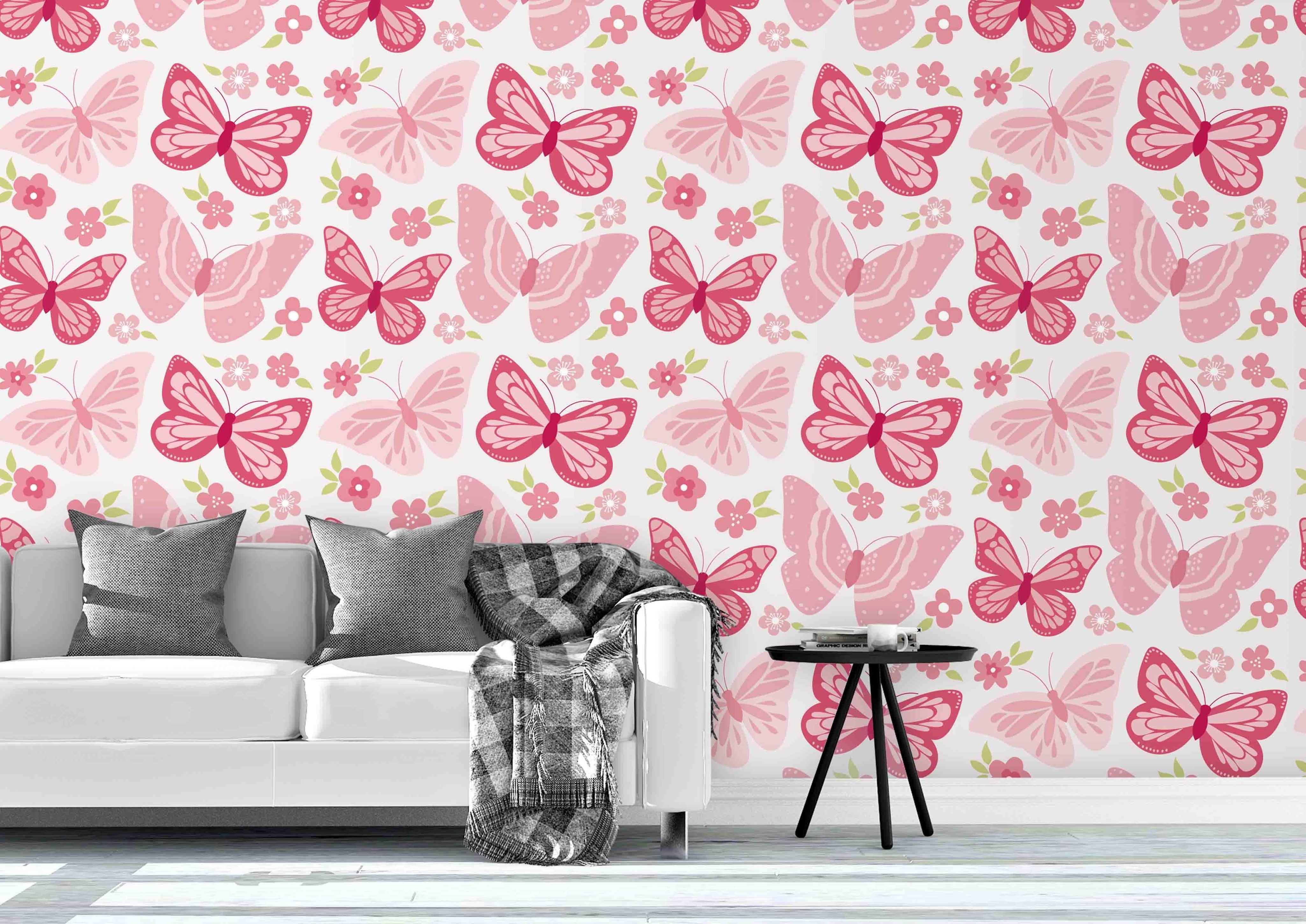 3D butterflies pattern wall mural wallpaper 11- Jess Art Decoration