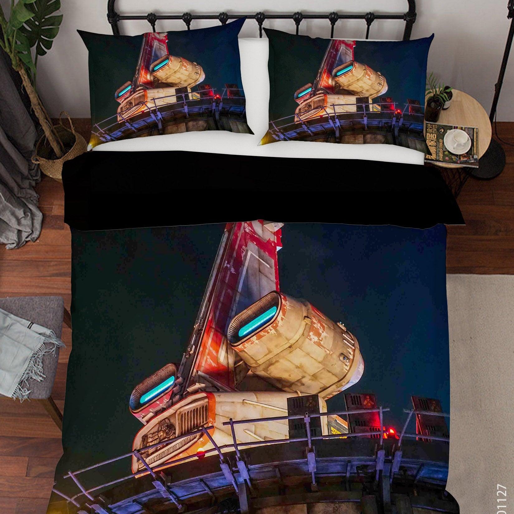 3D Abstract Dark Space Detector Quilt Cover Set Bedding Set Duvet Cover Pillowcases LXL- Jess Art Decoration