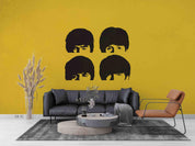 3D The Beatles Rock Band Wall Mural Wallpaper WJ 6627- Jess Art Decoration
