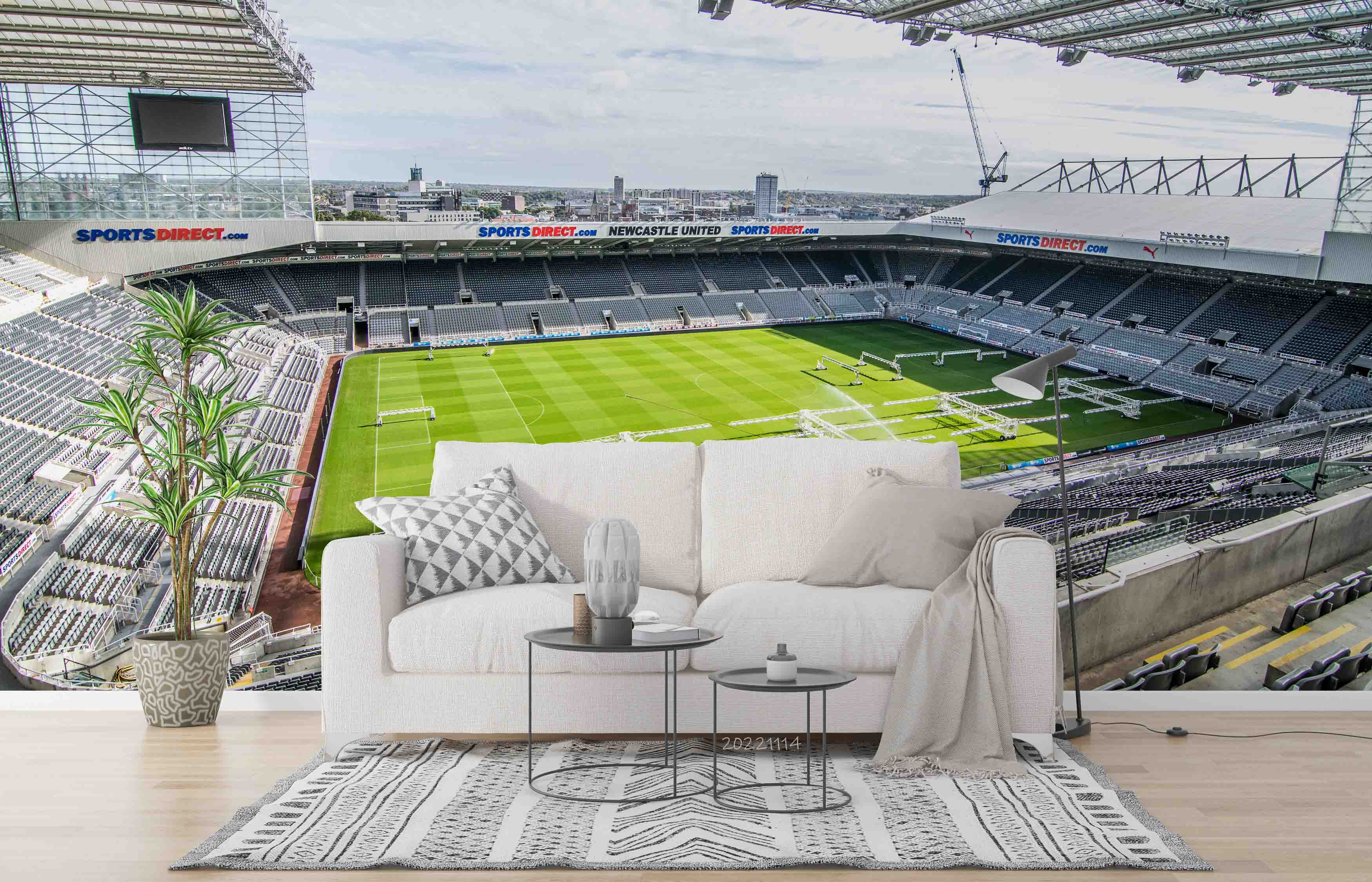 3D St. James Park Stadium Wall Mural Wallpaper GD 215- Jess Art Decoration