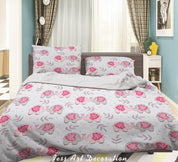 3D Cartoon Leaf Animal Elephant Quilt Cover Set Bedding Set Duvet Cover Pillowcases 116- Jess Art Decoration