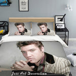 3D Elvis Presley Quilt Cover Set Bedding Set Pillowcases 31- Jess Art Decoration
