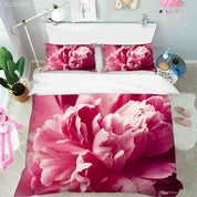3D Pink Flower Quilt Cover Set Bedding Set Duvet Cover Pillowcases 238- Jess Art Decoration
