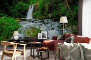 3D Waterfall Forest Jungle Wall Mural Wallpaper 56- Jess Art Decoration