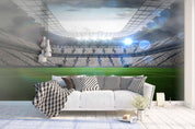3D soccer football stadium wall mural wallpaper 14- Jess Art Decoration
