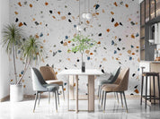 3D Terrazzo Texture modern terrazzo pattern wall mural wallpaper for living room - view 2