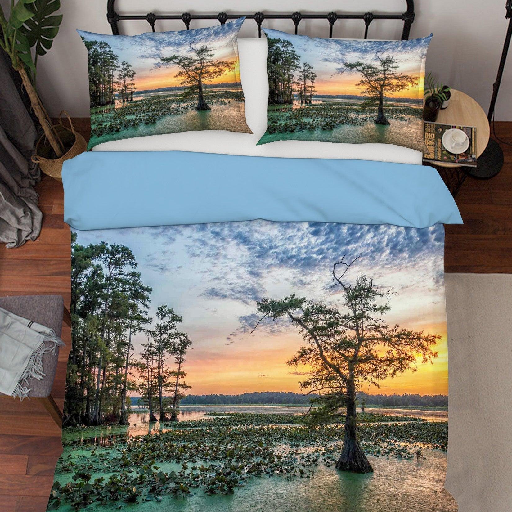 3D  Seaside Sunset Scenery Quilt Cover Set Bedding Set Pillowcases  35- Jess Art Decoration